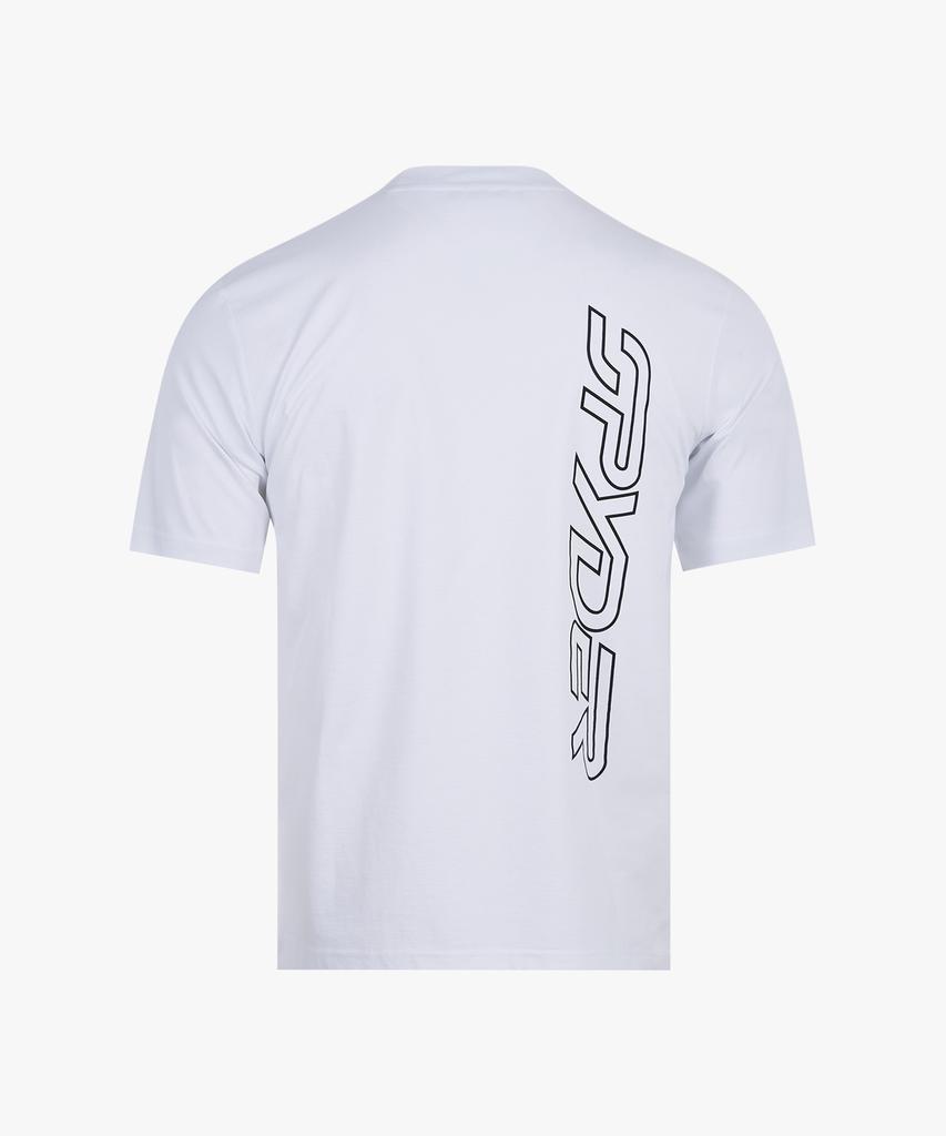 SPYDER Men'S Back Letter Short Sleeve T-Shirt Spkmcnrs301Mwht