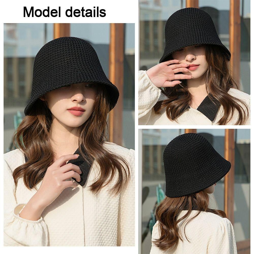 Панама с ажурным узором, дышащая шляпа от солнца, новая модная шляпа рыбака, весна-лето