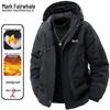Mark Fairwhale Men's Casual Hooded Padded Jacket