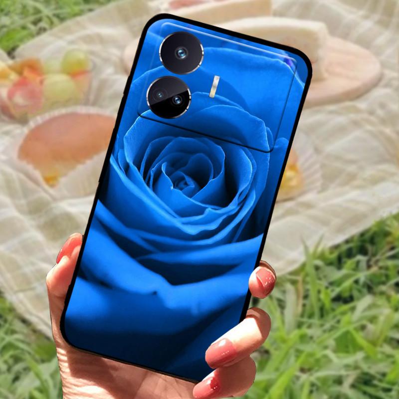 Чехол для Realme GT Neo 5 SE Популярный рисунок Черный силиконовый Мягкая задняя крышка Чехол для Realme GT Neo 5 SE 5SE Чехол для телефона Funda