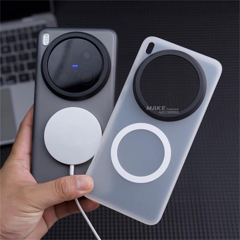 Case For OPPO Find X8 Pro X 8 Ultra 5G Magnetic Built in For MagSafe Skin Feel Matte Transparent Phone Cover Shockproof Bumper