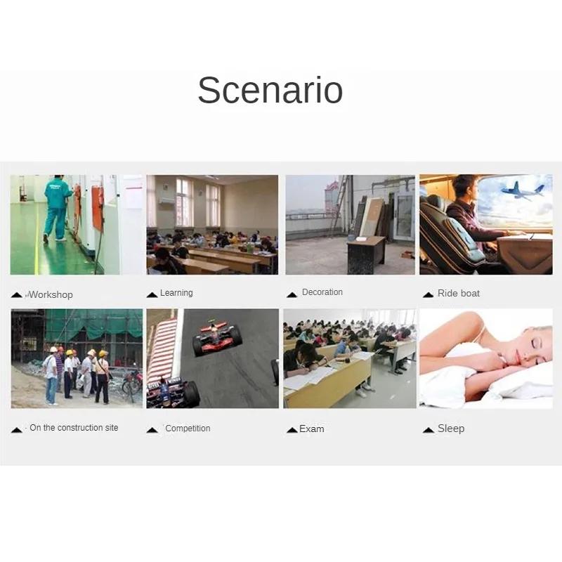 Защита ушей, промышленные противошумные наушники, бесшумные наушники, беруши для сна, для учебы и работы со складным регулируемым оголовьем