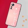 Personalised Custom Name Initials For POCO F5 X3 X5 Pro F3 F4 M5s X4 GT Case For Xiaomi 13 14 Pro 11T 12T 13T Pro 12 Lite 12X