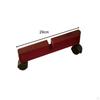 Folding Room Divider Stand Wooden Screen Feet Useful Bracket with Wheels Cut
