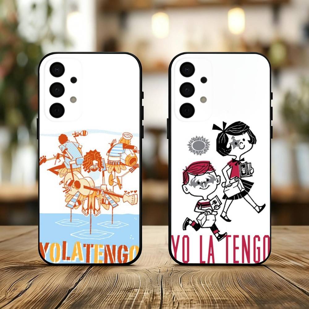 Indie Rock Yo La T-Tengo Band Phone Case For Samsung Galaxy A73,A72,A71,A70,A53,A52,A51,Soft Silicone Black Cover