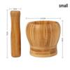 Набор бамбуковой ступки и пестика
