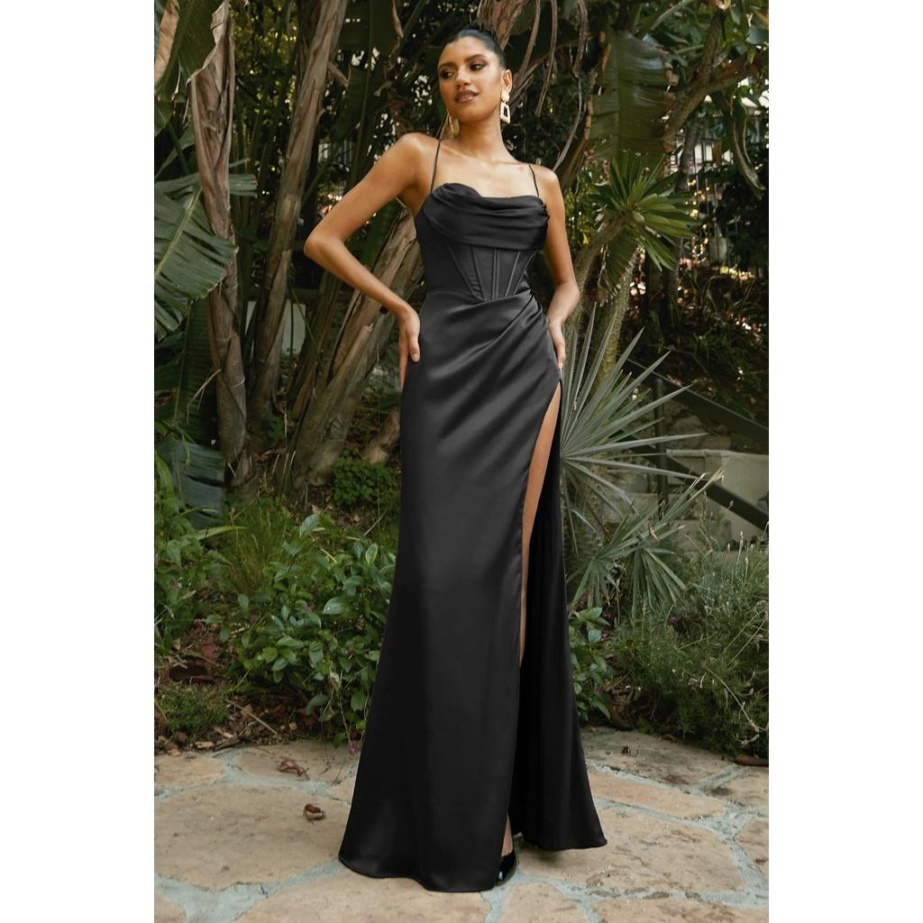 Женское элегантное длинное платье на бретельках без рукавов с разрезом на спине и открытой спиной, длинное платье макси для невесты, вечерние платья для невесты