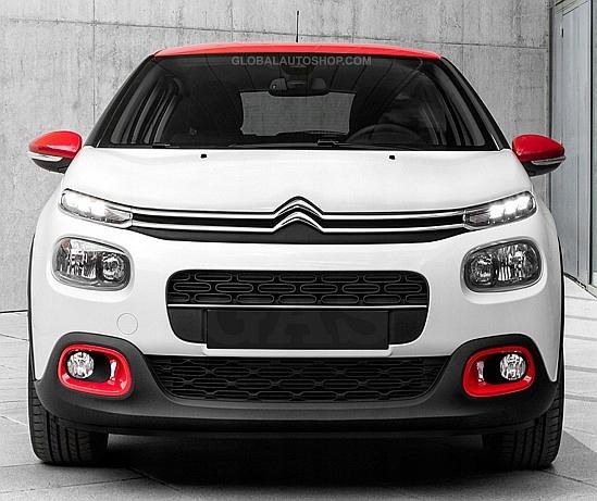 Citroen C3 - Хромированные накладки на решетку Хромированные накладки на бампер Тюнинг