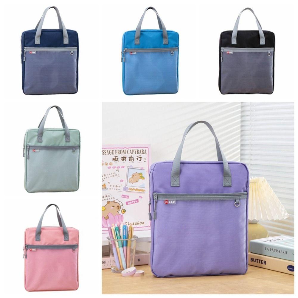 Portable A4 File Organizer Handheld Art Storage Bag Lightweight Document Storage Bag for Students