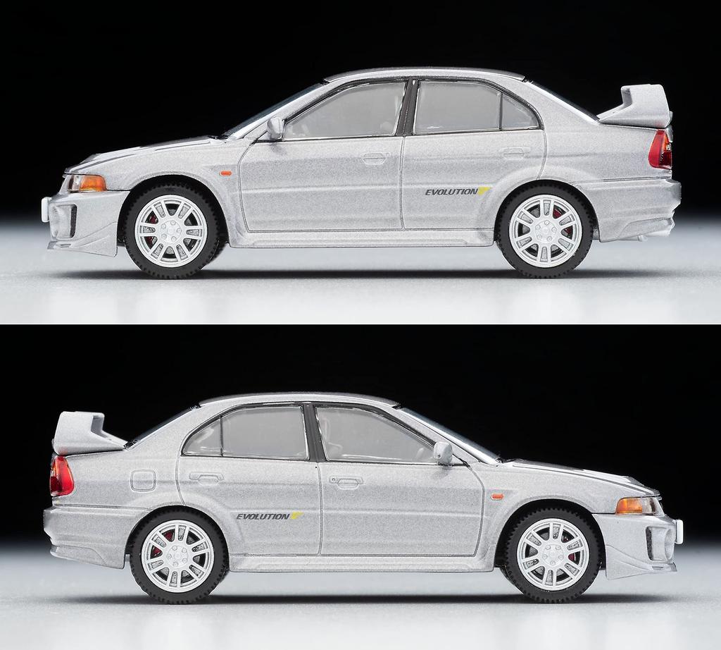 Tomica Limited Vintage Neo Mitsubishi Lancer GSR Evolution V Silver Finished Product 320258 1/64 LV-N187d