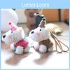 West Highland Dog Plush Toy Keychain Pp Cotton Stuffed Gift For Kids Girls