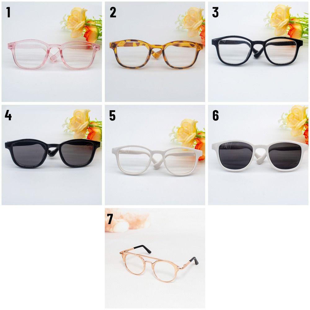 Plush Doll Cute Frame Glasses Plush Doll Eyeglasses Fashion Glasses Clothes For 15cm/20cm Dolls
