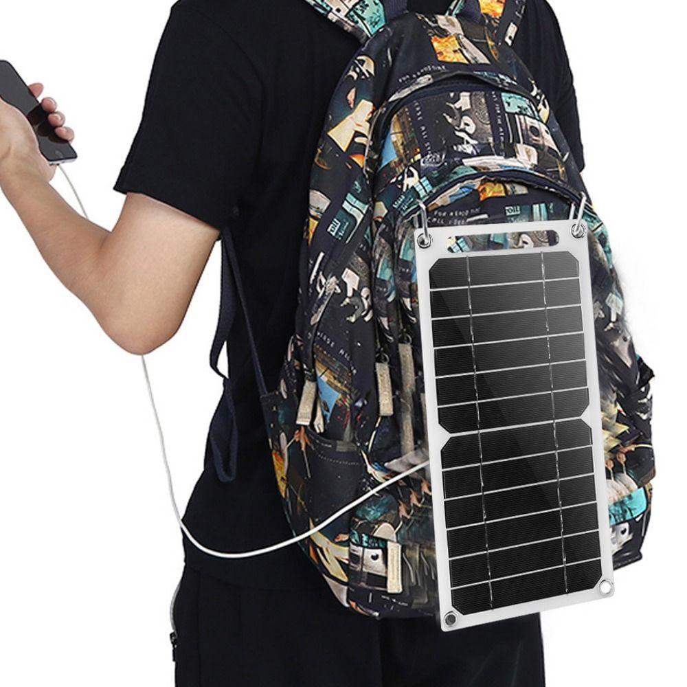 Versatile Power Source Solar Panel Charger 5V 6W Portable Solar System Outdoor Charging
