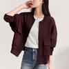 Fashionable and Casual Spring Jacket for Women with Baseball Style