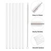 1 Set Water Straw Temperature Resistance Daily Use Thick 20/30/40 OZ Travel Cup Clear Straw Reliable Multi-purpose BPA Free