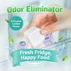 6/12Pcs Refrigerator Deodorizer Adhesive Activated Carbon Kitchen Cabinet Pantry Fridge Freezer Odor Eliminator Absorber Box