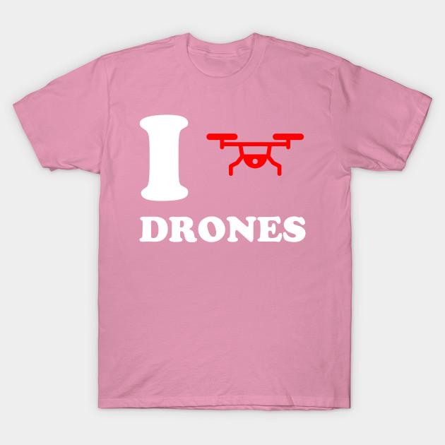 Футболка женская I Love Drones Harajuku Print Kawaii футболка летняя женская футболка с коротким рукавом топ футболка