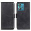 For Motorola Edge 40 Neo 5G Case Leather Wallet Stand Cowhide Texture Phone Cover