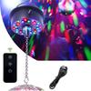 Glass Rotating Mirror Disco Ball Dj Lighting Reflection Colorful for Wedding Stage Christmas Party