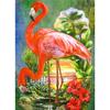 5D DIY Flamingos Diamond Painting Cross Ctitch Diamond Mosaic Embroidery Animals Painting Bedroom Full Round Drill Decor