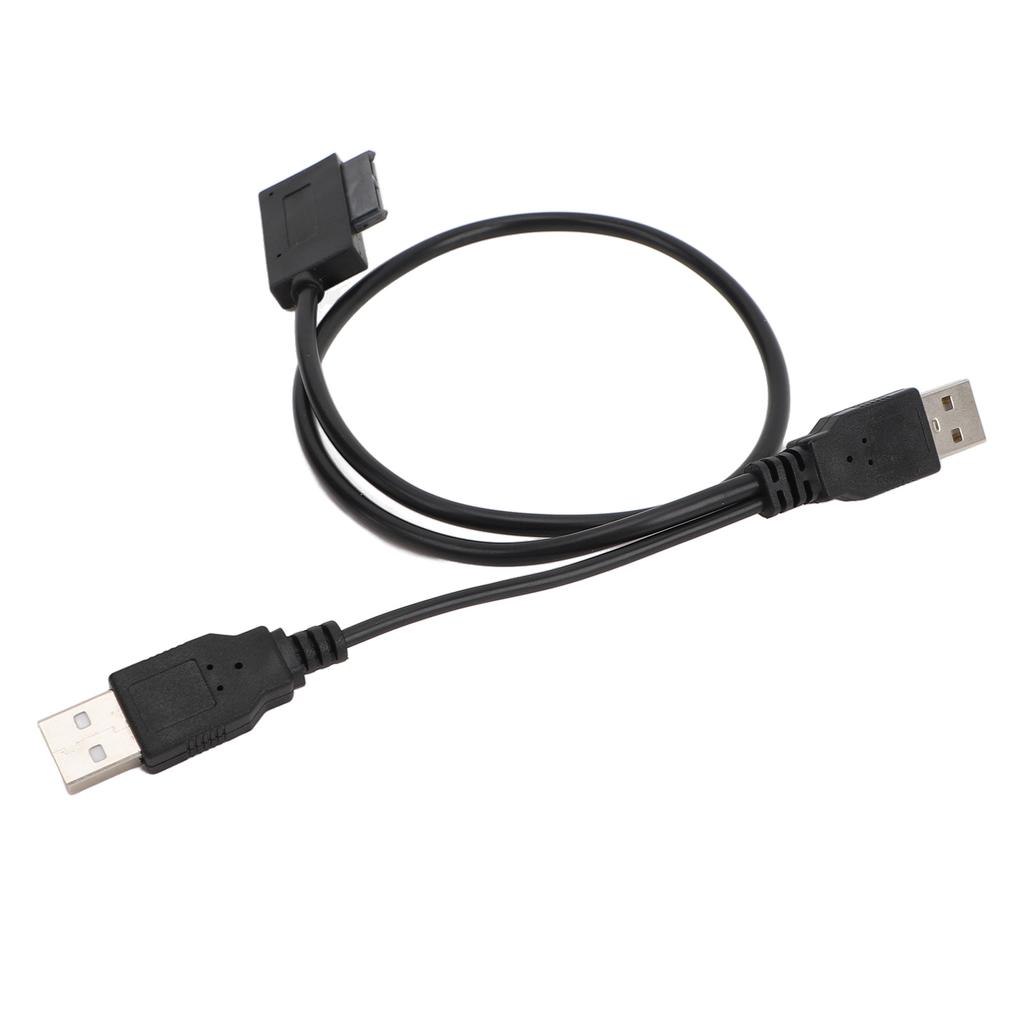 Кабель-адаптер USB на 7+6 13Pin Slimline SATA 480 Мбит/с Поддержка горячей замены Кабель USB 2.0 на SATA для привода CD DVD ROM ноутбука