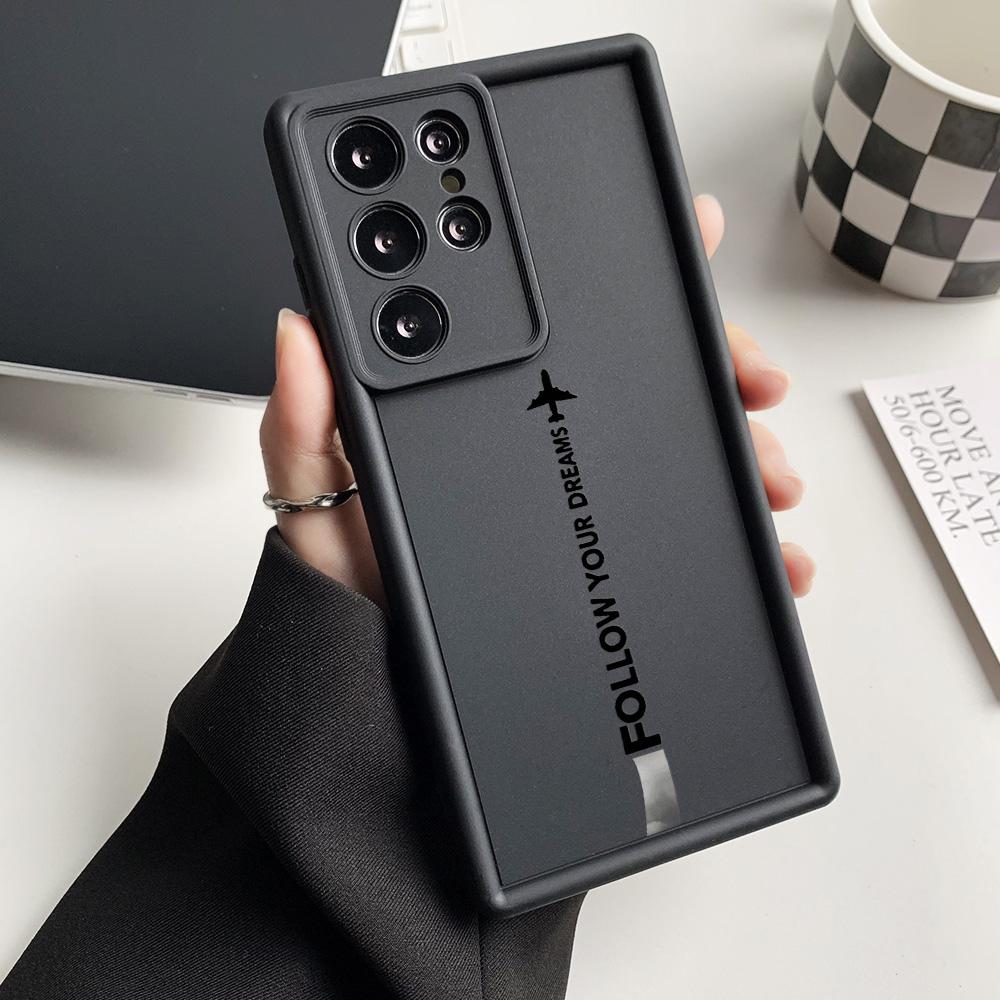 Мягкий чехол для Samsung A55 5G S25 Ultra A54 A16 A15 A53 A35 A34 A14 A13 A06 A05 A05s A33 A25 S24 FE S23 Plus S22 Чехол-самолет