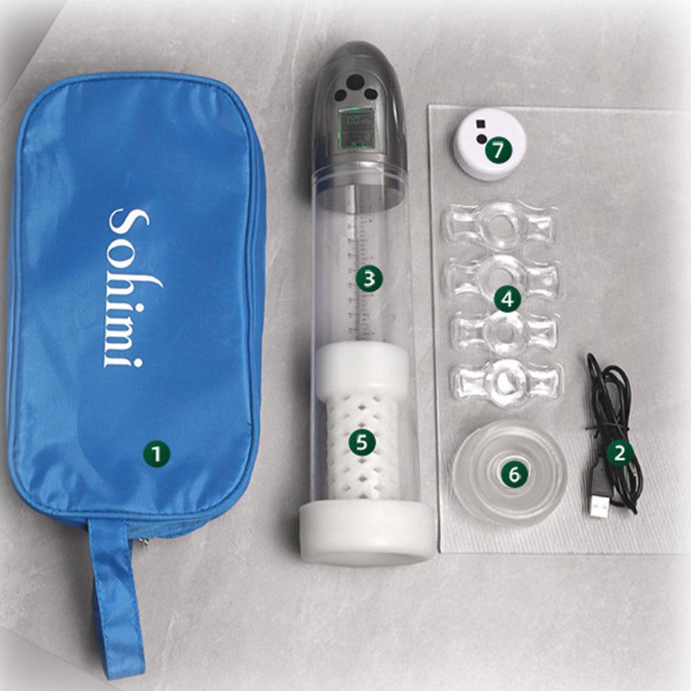 Automatic Penis Pump - Enhanced Erections Rechargeable Vacuum Penis Dick Cock Pump Enlarger Pump Improved Erection Quality