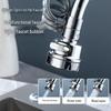 Universal Anti-Splash Retractable Kitchen Faucet Extender with Pull-Out Vegetable Sink Shower Head