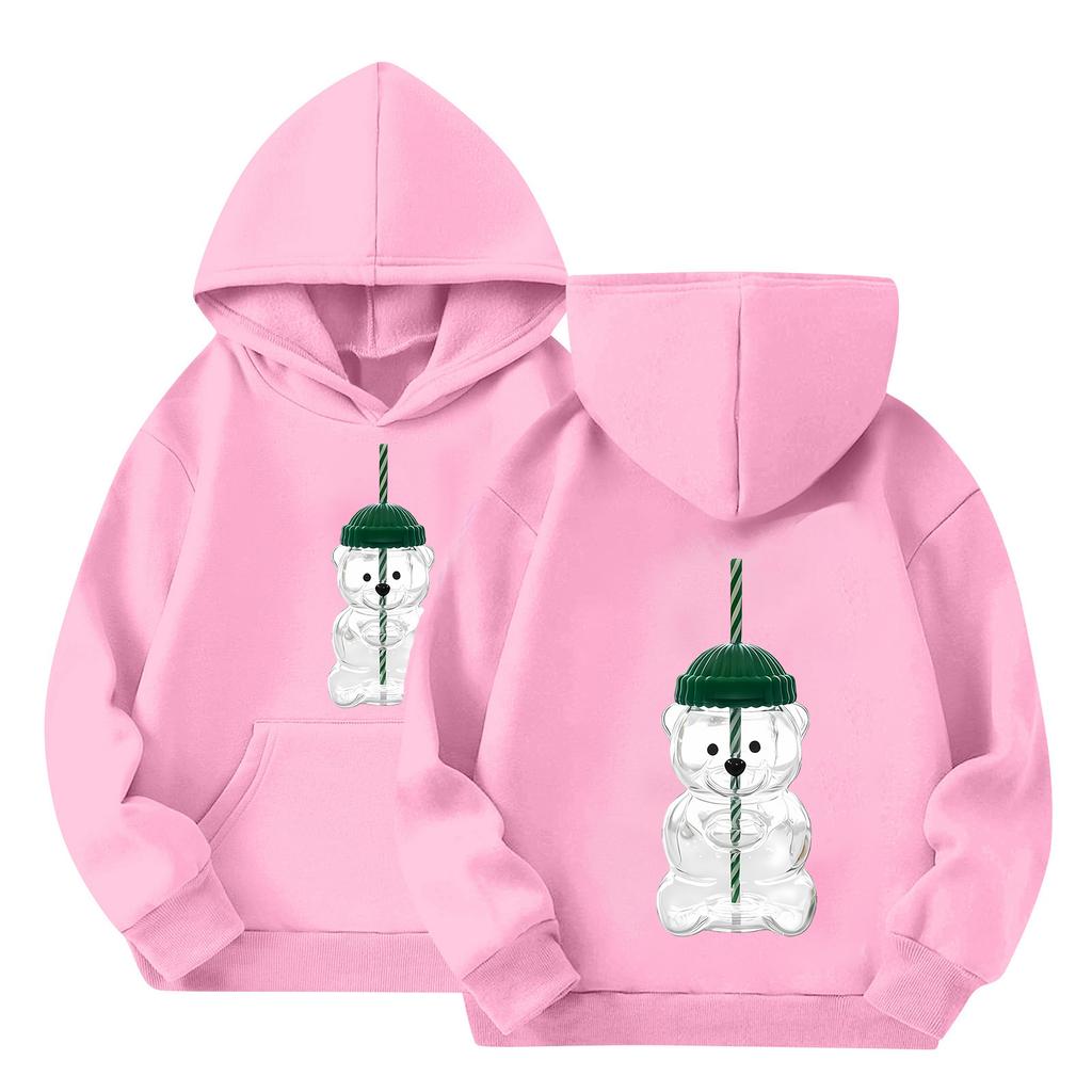 Детские толстовки с капюшоном, свободная однотонная спортивная рубашка с капюшоном, модная спортивная рубашка