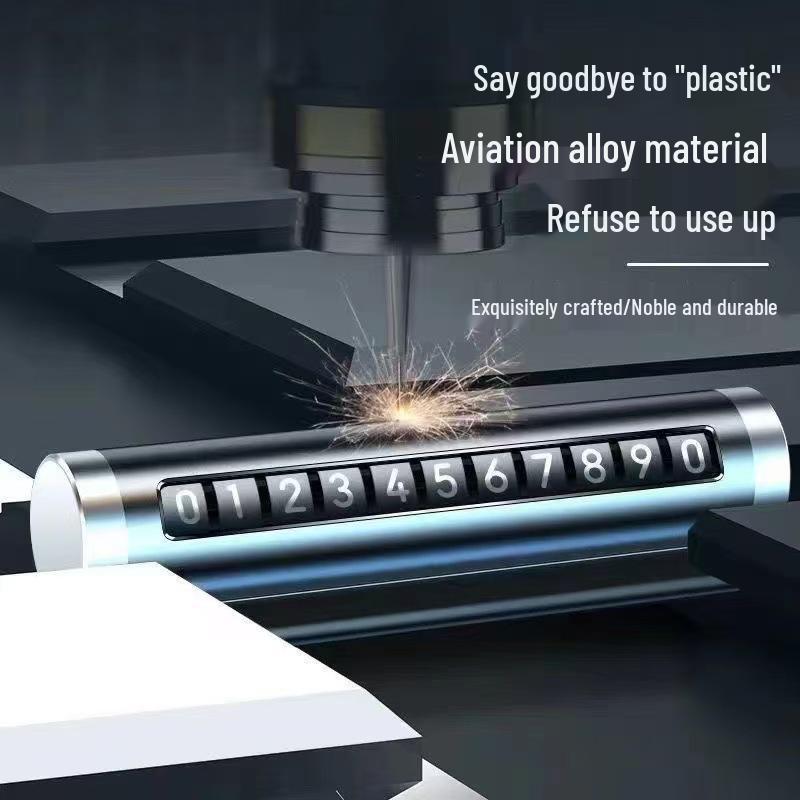 Автомобильный ролик Временная парковочная табличка и Украшение номерного знака