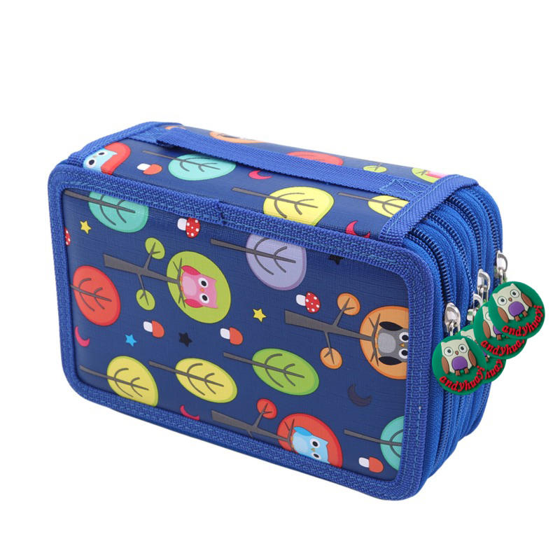 Многосекционный красочный студенческий пенал-бокс для карандашей и маркеров большой вместимости, для эскизов и рисования, для кистей, канцелярский