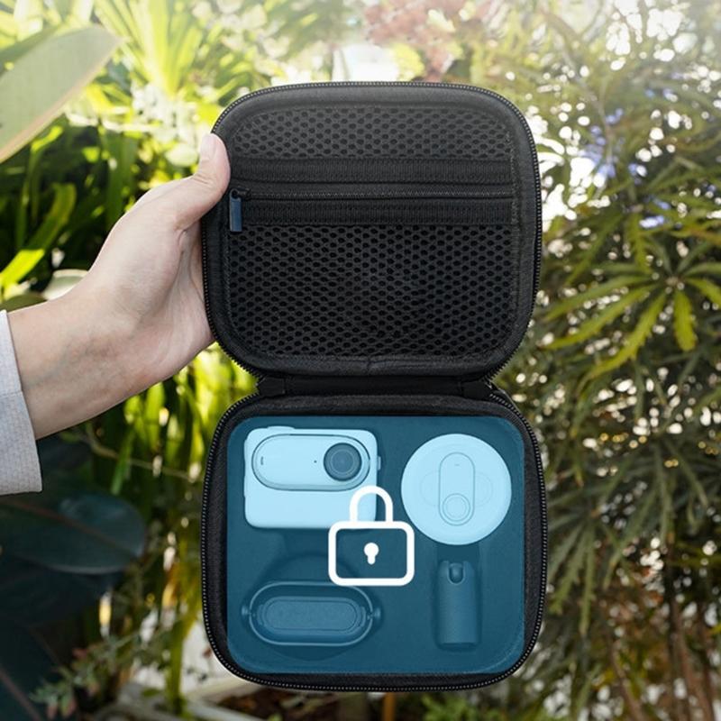 Thumb Camera Storage Bag Handheld Carrying Box Portable Handbag Accessories for 360 Go 3/3S Sports Camera