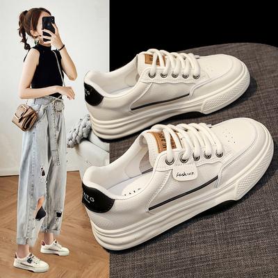 2025 новая весна и осень нишевые популярные белые туфли на плоской подошве универсальные в студенческом стиле спортивные кеды повседневная обувь