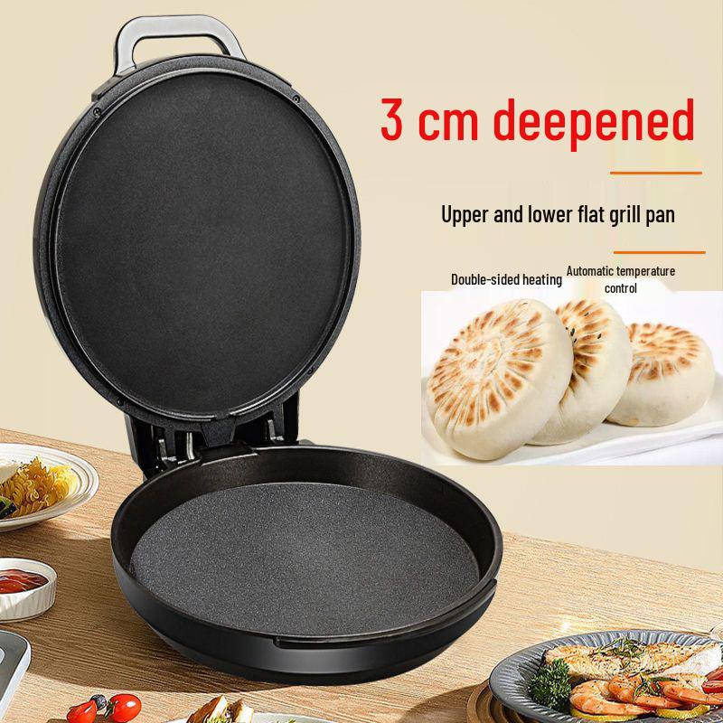 Электрическая блинница с автоматическим контролем температуры, антипригарная, двусторонняя, от старого бренда