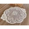 Retro Lace Placemats French Crochet Doilies Handmade Embroidered Table White Place Mats Cup Mat