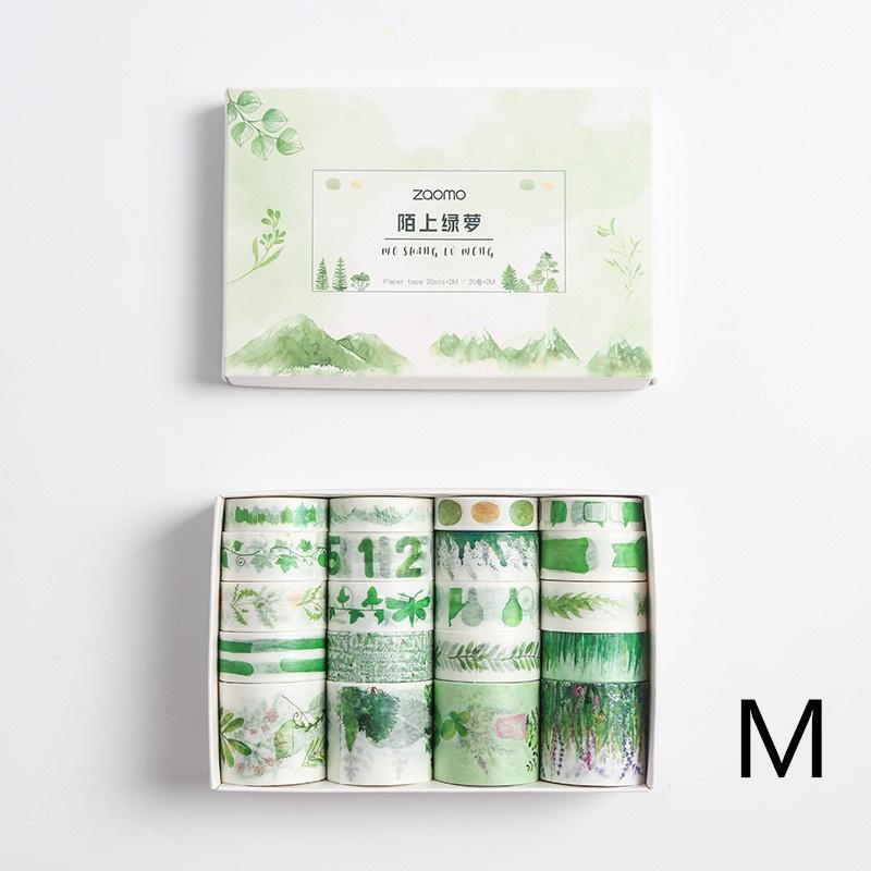 20 шт./компл. клейкие ленты наклейки декоративные канцелярские ленты васи лента бумага DIY планировщик малярная лента