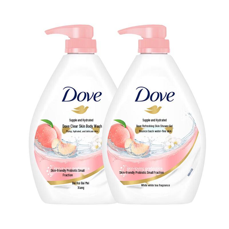Dove Hydrating & Refreshing Beauty Shower Gel Twin Pack