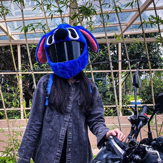 Чехол для шлема с героями мультфильмов, супер мягкий, устойчивый к выцветанию, фланелевой чехол в стиле аниме, тематический чехол для мотоциклетного шлема, подарок для вождения, принадлежности для вождения