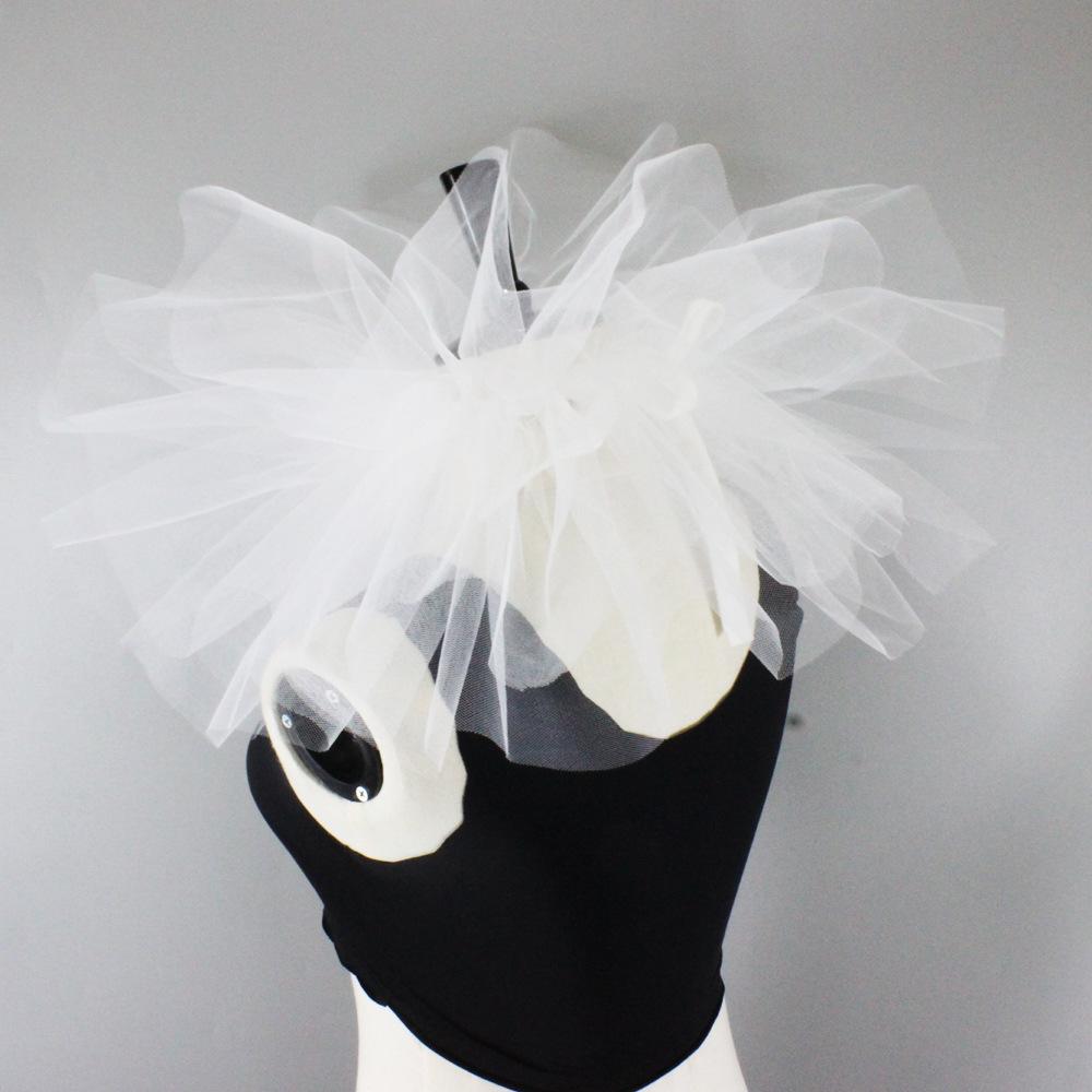 Идеальное сочетание Хэллоуин Сетчатый Стенд Поддельные Воротники Женские Плиссированные Оборки Ложные Воротники Рубашка Платье Свадебная Вечеринка Шарф-Воротник Шарф на Шею