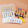 Test Tube Clip Beads Test Tube Toys Educational Toy Clip Beads Color Matching Games  Children Gifts