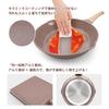 RANXINGST Frying Pan Induction Gas Aluminum Frying Pan Set with Ceramic 26cm Frying Pan Omelette Easy To Compact Brown 2-Piece Set, & Compatible,