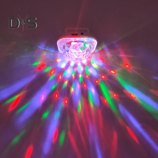 Диско-шар Световой браслет со звуковым управлением Компактный дизайн Портативный перезаряжаемый браслет RGB Стробоскоп