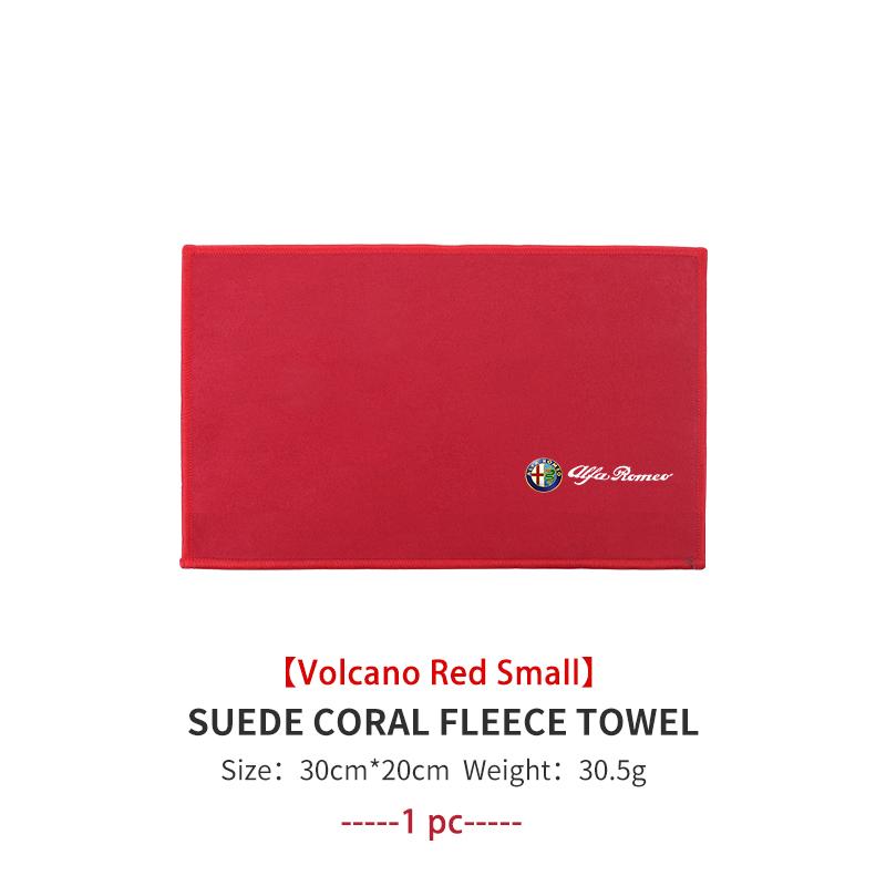 Car Wiping Drying Cloth Towel Absorbent Microfiber Towel For Alfa Romeo 159 Giulietta Giulia 147 Mito 156 159 166 GT Stelvio