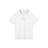Li Ning Sports Lifestyle Series Casual Polo Shirt Men tops Off-White APLU259-1