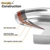 304 Stainless Steel Frying Pan Tri-Ply Skillet Induction Cooking Pan Kitchen Cookware NonStick Pan Fried Steak Pot Multiple Size