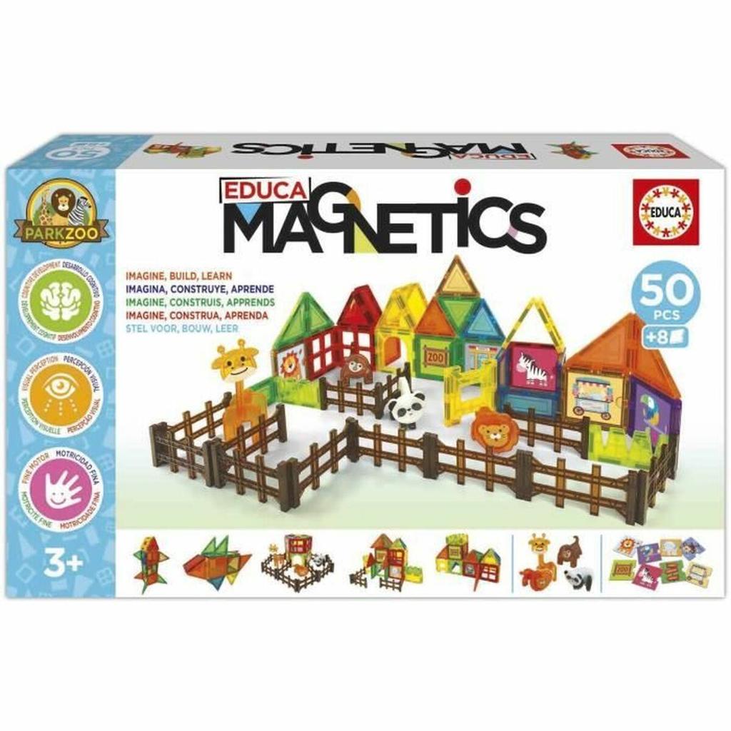Educa-Borras Magnetics Zoo Toy Constructor Set 50 pcs Multicolor
