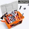 43Pcs/Set Kids Electric Tool Box Set Boys Simulation Chainsaw Screwdriver Cutter Fun Storage Tool Box for Learning Pretend Play