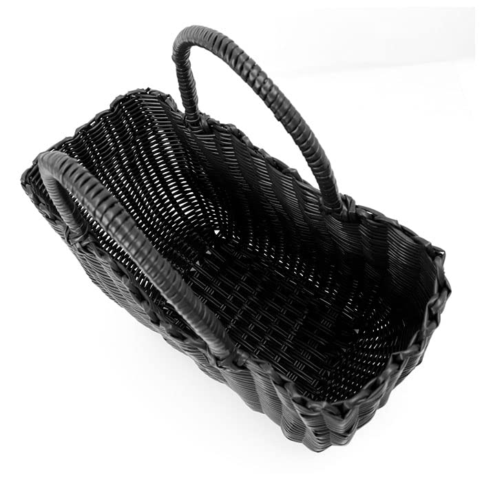 Murataya Vinyl Basket Bag, P.P. Cherry Bag 9671