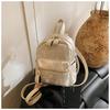 Embroidered Backpack Women's Fashion Niche Design New Schoolbag Lightweight Texture Travel Backpack