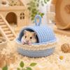 Lace Trim Small Pet Resting Cave Breathable Hamster Cage Resting Place Hamster Tunnel Nest  Pet